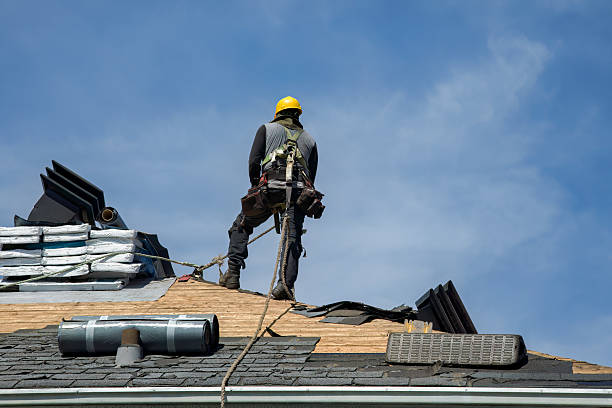 Professional Roof Replacement technician working in Grass Valley, OR